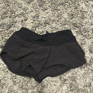 Lululemon Athletica Black Athletic Shorts Lightweight Performance